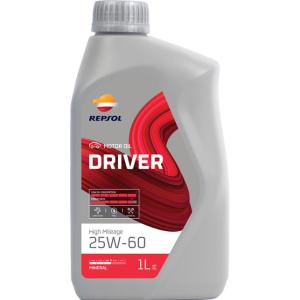 REPSOL(レプソル) DRIVER ハイマイレージ　ドライバーハイマイレージ　25W-60　1L...