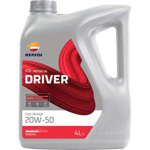 REPSOL(レプソル) DRIVER ハイマイレージ 20W-50 SG/CF 4L（007464...