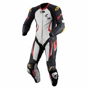 RSタイチ(アールエスタイチ) NXL307 GP-WRX R307 RACING SUIT BLACK/WHITE/RED LW/52サイズ 042241｜t-joy