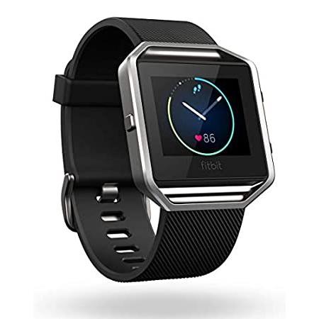 Fitbit Blaze Smart Fitness Watch, Black, Silver, S...