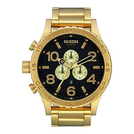 Nixon A083-510-00 メンズ クロノグラフ クォーツ 腕時計 ステンレススチールストラ...