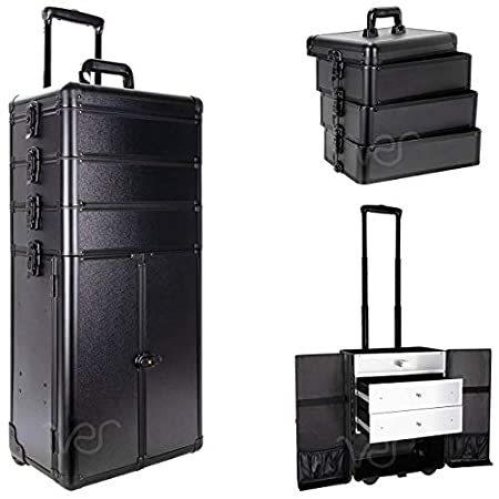 Ver Beauty Professional Rolling Makeup Train Case,...