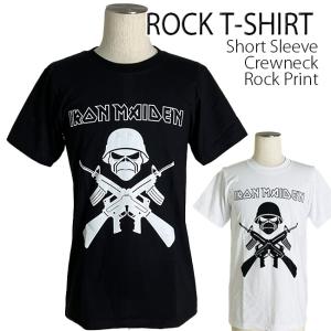 ロックtシャツ バンドtシャツ パンク IRON MAIDEN アイアンメイデン