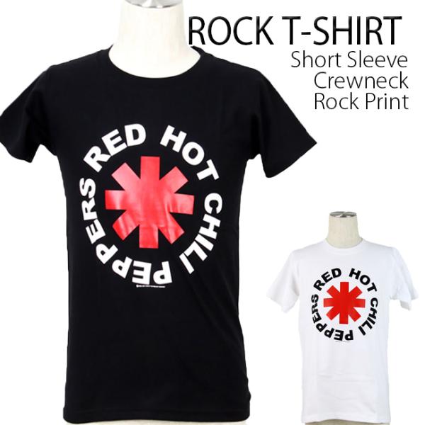 ロックtシャツ バンドtシャツ パンク Red Hot Chili Peppers お馴染みマーク ...