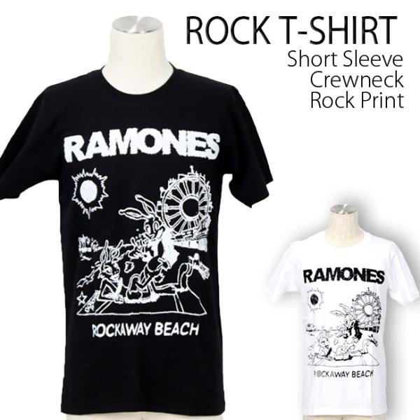 ロックtシャツ バンドtシャツ パンク Ramones ラモーンズ ROCK AWAY BEACH ...