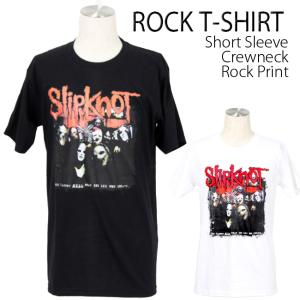 ロックtシャツ バンドtシャツ パンク Slipknot スリップノット ALL MEMBER メンズ レディース M-2XLサイズ 黒色 白色 ストリート系｜t-link