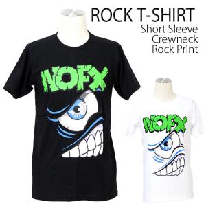 ロックtシャツ バンドtシャツ パンク NOFX ノーエフエックス メンズ レディース M-2XLサイズ 黒色 白色 ストリート系｜t-link