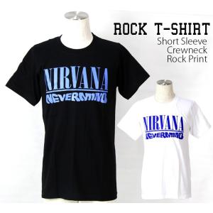 ロックtシャツ バンドtシャツ パンク Nirvana ニルヴァーナ スマイル