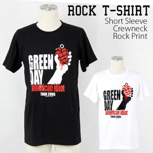 ロックtシャツ バンドtシャツ パンク GREENDAY グリーン デイ ロゴ メンズ レディース ...