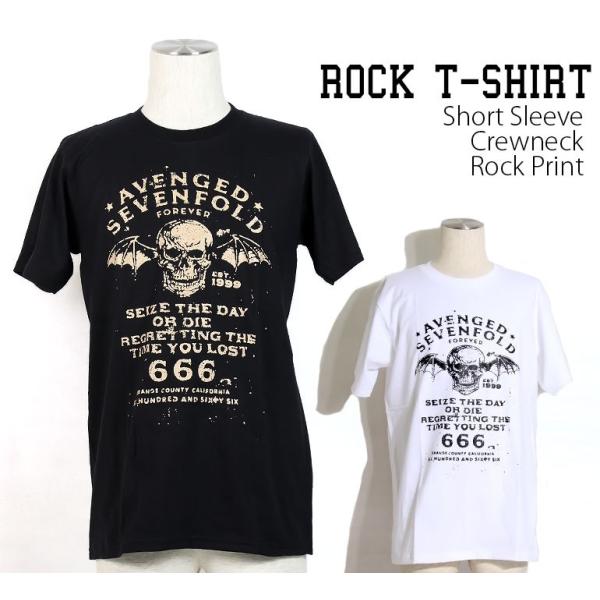爆買 ロックtシャツ バンドtシャツ パンク AVENGED SEVENFOLD アヴェンジド セブ...