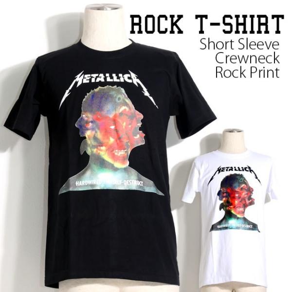 爆買 ロックtシャツ バンドTシャツ パンク METALLICA メタリカ メンズ レディース M-...