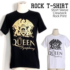 ロックtシャツ バンドTシャツ パンク Queen クイーン フレディ マーキュリー メンズ レディース M-2XLサイズ 黒色 白色 ストリート系｜t-link