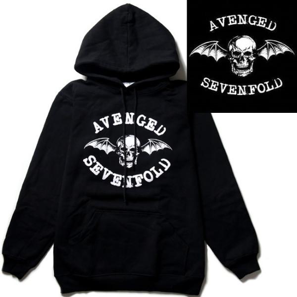 爆買 ロックパーカー AvengedSevenfold フード付き ロックパーカー アベンジドセブン...