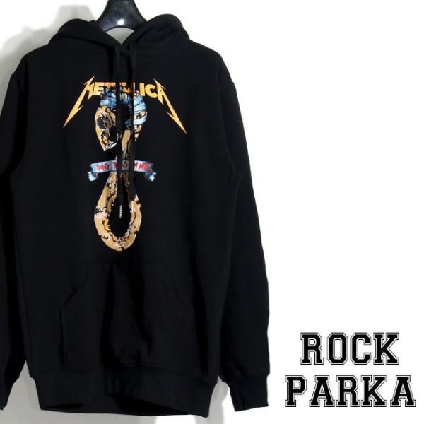 爆買 ロックパーカー バンド METALLICA メタリカ パーカー 裏起毛 メンズ レディース ブ...