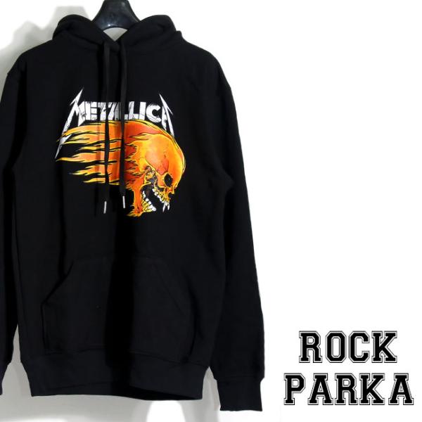 爆買 ロックパーカー バンド METALLICA メタリカ パーカー 裏起毛 メンズ レディース ブ...