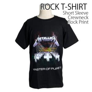 ロックtシャツ バンドtシャツ Metallica メタリカ メンズ