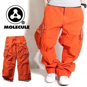 カーゴパンツ メンズ オレンジ MOLECULE モレキュー...