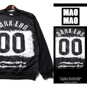 グラフィック トレーナー メンズ 長袖 サブリメーション デザイン長袖Tシャツ DARK END 黒...