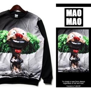 グラフィック トレーナー メンズ 長袖 サブリメーション デザイン長袖Tシャツ perot CLOU...