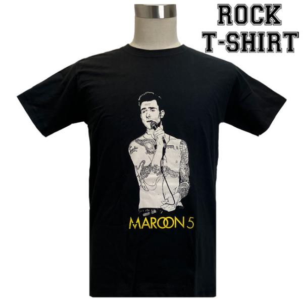 爆買 ロックTシャツ バンドTシャツ パンク Maroon 5 マルーン5 マイクパフォーマンス M...