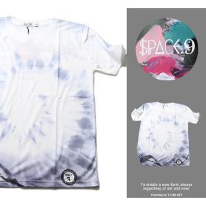 爆買 Tシャツ メンズ おしゃれ 半袖 ストリート系 SPACE9 デザインTシャツ TIE DYE...
