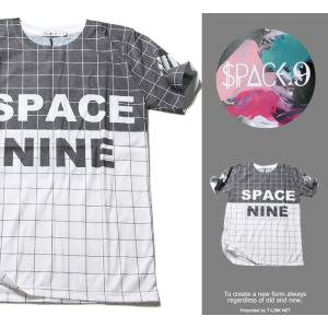 爆買 SPACE9 デザインTシャツ OTHELLO柄 黒白 ゲームボード2 M Lサイズ