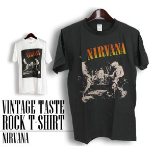 ヴィンテージロックTシャツ バンドTシャツ パンク Nirvana カート コバーン 大きいサイズ 綿 黒 白 ブラック ホワイト M L XL 2XL