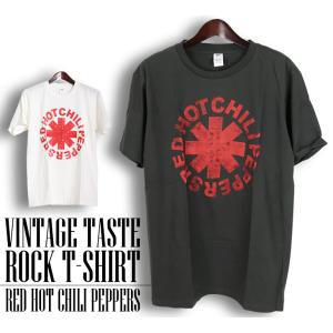 ヴィンテージロックtシャツ バンドtシャツ パンク Red Hot Chili Peppers レッド ホット チリ ペッパーズ Mサイズ Lサイズ 黒色｜T-LINK