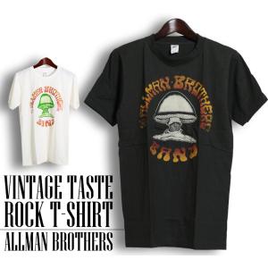 ヴィンテージロックtシャツ バンドtシャツ パンク THE ALLMAN BOROTHERS オールマンズラザース M Lサイズ 黒色｜T-LINK