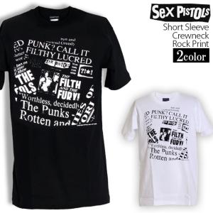 ロックtシャツ バンドtシャツ パンク Seｘ Pistols/セックス ピストルズ メンズ レディース Mサイズ Lサイズ XLサイズ 黒色 白色 ストリート系｜t-link