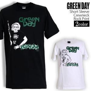 ロックtシャツ バンドtシャツ パンク Green Day グリーン デイ カープランク メンズ レディース Mサイズ Lサイズ XLサイズ 黒色 白色 ストリート系｜t-link