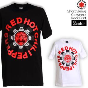 ロックtシャツ バンドtシャツ パンク Red Hot Chili Peppers レッド ホット チリ ペッパーズ ホノルル メンズ レディース Mサイズ Lサイズ XLサイズ 黒色 白色｜t-link