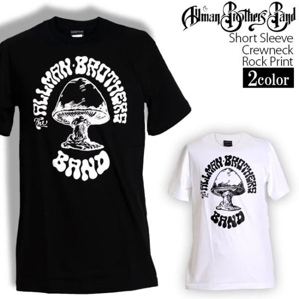 爆買 ロックtシャツ バンドtシャツ パンク オールマン ブラザーズ バンド きのこロゴ メンズ レ...