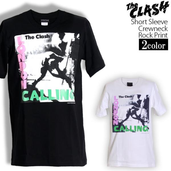 ロックtシャツ バンドtシャツ パンク ザ クラッシュ The Clash ライブイラスト メンズ ...