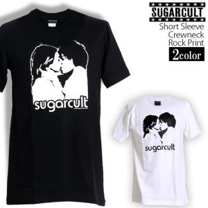 ロックtシャツ バンドtシャツ パンク Sugarcult シュガーカルト Mサイズ Lサイズ 黒色 白色｜t-link