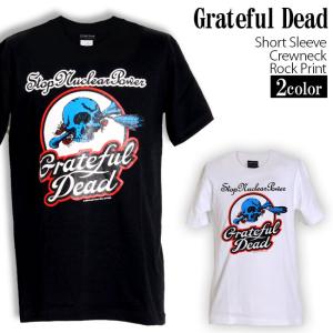 ロックtシャツ バンドtシャツ パンク The Grateful Dead グレイトフル デッド メンズ レディース Mサイズ Lサイズ XLサイズ 黒色 白色 ストリート系｜t-link