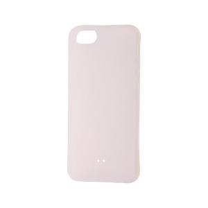 iPhone SE / 5s / 5 用 シリコンケース シルキータッチ ホワイト(半透明)