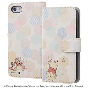 iPhone SE / 5s / 5 ディズニー キャラクター / 手帳型ケース マグネット / プーさん17 disney_y｜t-mall-tfn