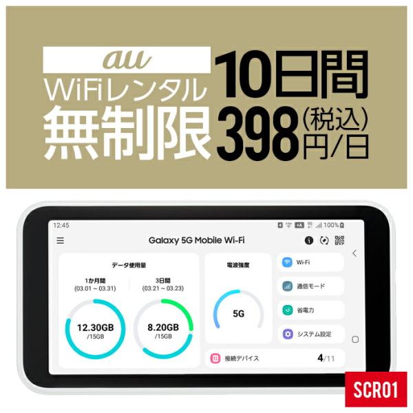 レンタル wifi レンタル 無制限 10日 即日発送 契約不要 SoftBank ソフトバンク ド...