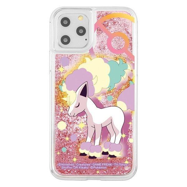 iPhone11 Pro ポケモン カバー ケース 耐衝撃 衝撃に強い 保護 ラメ入り グリッター ...