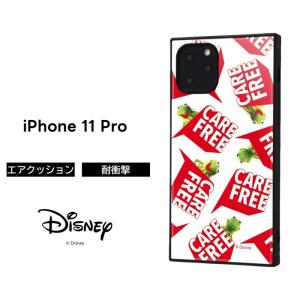 iPhone11 Pro ケース スクエア マペッツ 耐衝撃 ハイブリッド KAKU カーミット / Care free_3 iphone11pro カバー