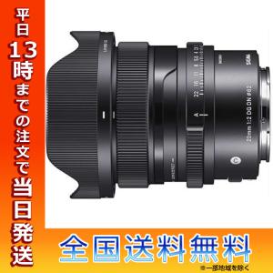 シグマ SIGMA カメラレンズ 20mm F2 DG DN Contemporary ソニーE 単焦点レンズ ズームレンズ 小型 軽量 使いやすい ポートレート 写真 撮影