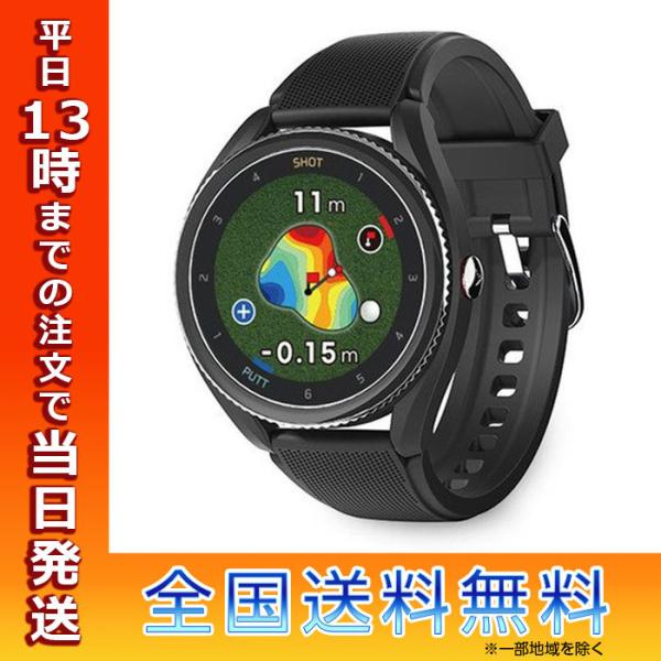 ボイスキャディGPS ゴルフ ウォッチ T9 腕時計型 GPSゴルフナビ 距離測定器 ブラック vo...