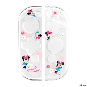 Switch コントローラー カバー ミニーマウス ディズニー PGA ソフトカバー TPU クリア 有機ELモデル 保護カバー キズ防止 衝撃吸収 スイッチ 任天堂 Nintendo