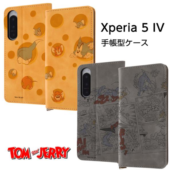 Xperia 5 IV ケース トムとジェリー 手帳型 Xperia5IV SO-54C SOG09...