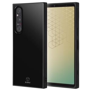 Xperia 1 V ケース シンプル 耐衝撃 ブラック Xperia1V SO-51D SOG10 エクスペリア ワン マークファイブ カバー ソフト ハード スマホカバー スマホケース｜t-mall-tfn