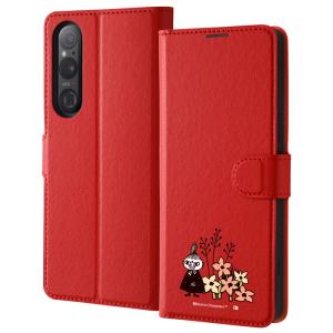 Xperia 1 V ケース リトルミイ Moomin 手帳型 磁石 Xperia1V SO-51D SOG10 エクスペリア ワン マークファイブ カバー ソフト ハード スマホカバー スマホケース｜t-mall-tfn