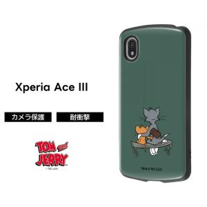 Xperia Ace III ケース SO-53C SOG08 カバー トムとジェリー 耐衝撃 キャラクター ハードケース ソフトケース スマホケース MiA ハンマー かわいい