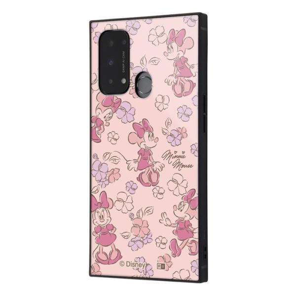 OPPO Reno5 A ケース ミニー 耐衝撃 衝撃吸収 ピンク お花 花 PINK オッポ Re...