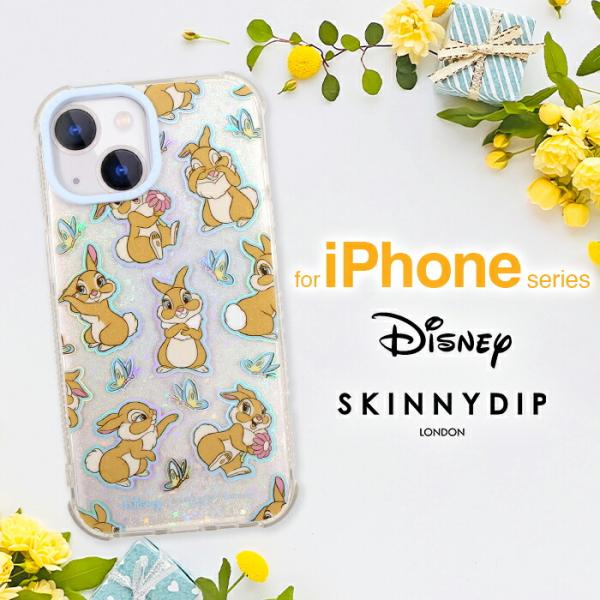 iPhone16Promax ケース ミスバニー ディズニー かわいい SKINNYDIP クリア ...